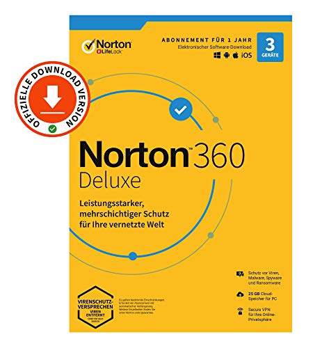 Norton-360-Deluxe-2020-3-Gerte-Antivirus-Secure-VPN-unlimited-Passwort-Manager-PCMacAndroidiOS-Aktivierungscode-per-Email