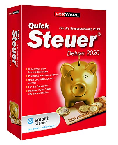 Lexware-QuickSteuer-Deluxe-2020-fr-das-Steuerjahr-2019MiniboxEinfache-und-schnelle-Steuer-Software-fr-die-private-und-gewerbliche-Steuererklrung