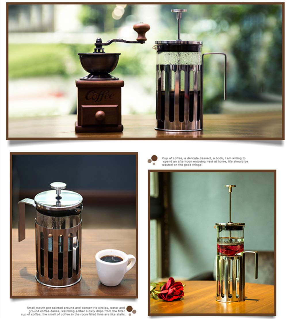 Joyeee Kaffeebereiter Kaffee French Press Cafetiere Coffee ...