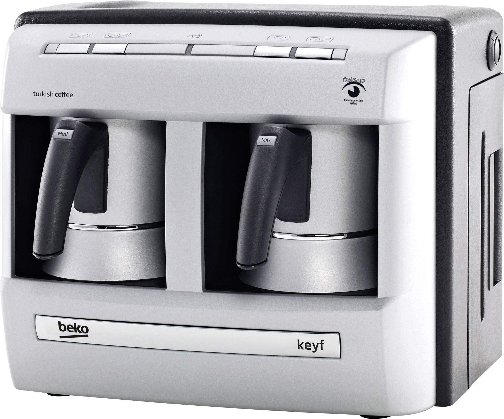 Beko BKK 2113 Mokka Kaffeemaschine  1 Liter Silber 