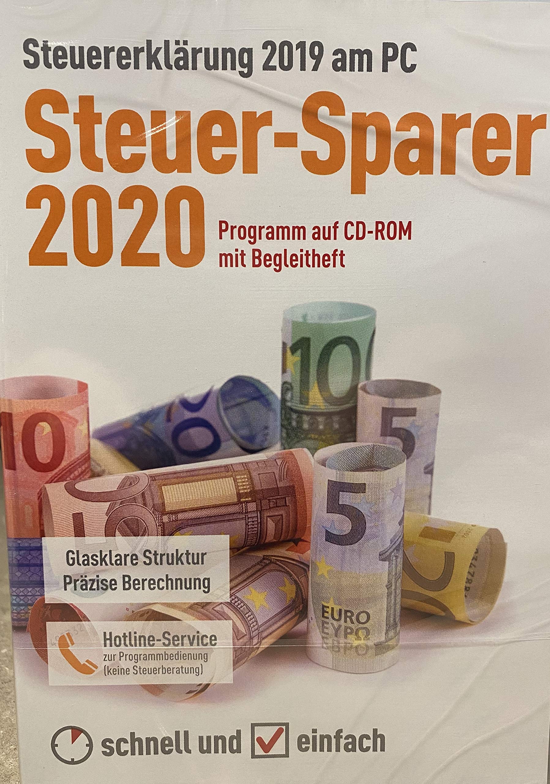 Steuersoftware-2020-Steuerjahr-2019-Steuer-Sparer-CD-Steuererklrung-Elster-Steuerprogramm